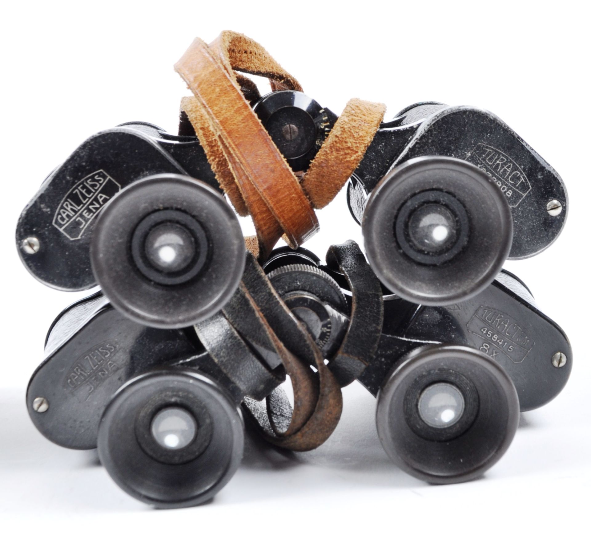 COLLECTION OF EARLY 20TH CENTURY CARL ZEISS JENA BINOCULARS - Image 4 of 5