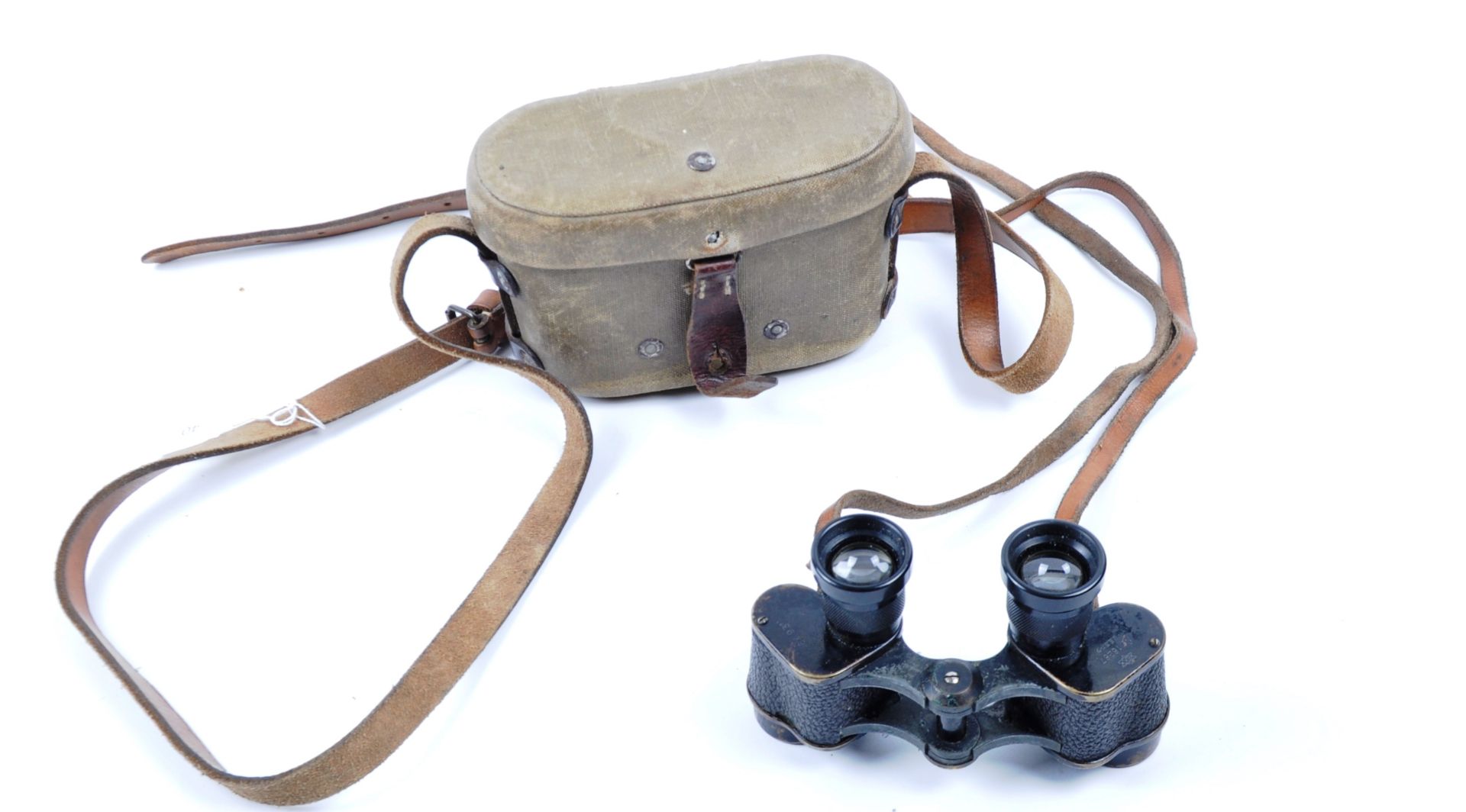 VINTAGE JAPANESE WWII SECOND WORLD WAR ENOMOTO KOGAKU " EK " BINOCULARS 6 X - Image 2 of 5