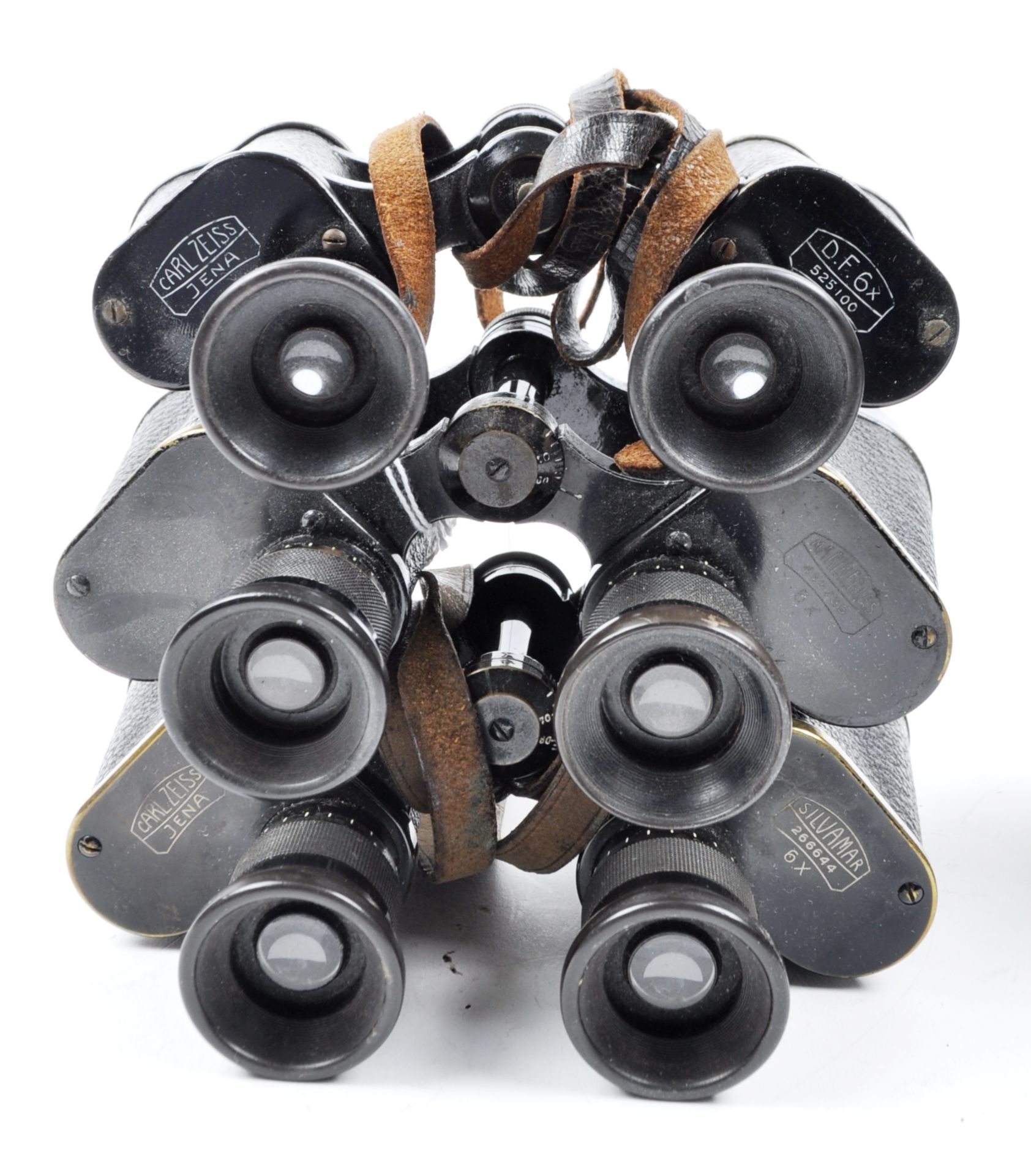 COLLECTION OF VINTAGE CARL ZEISS BINOCULARS INCLUDING MILITARY ISSUE - Image 3 of 5