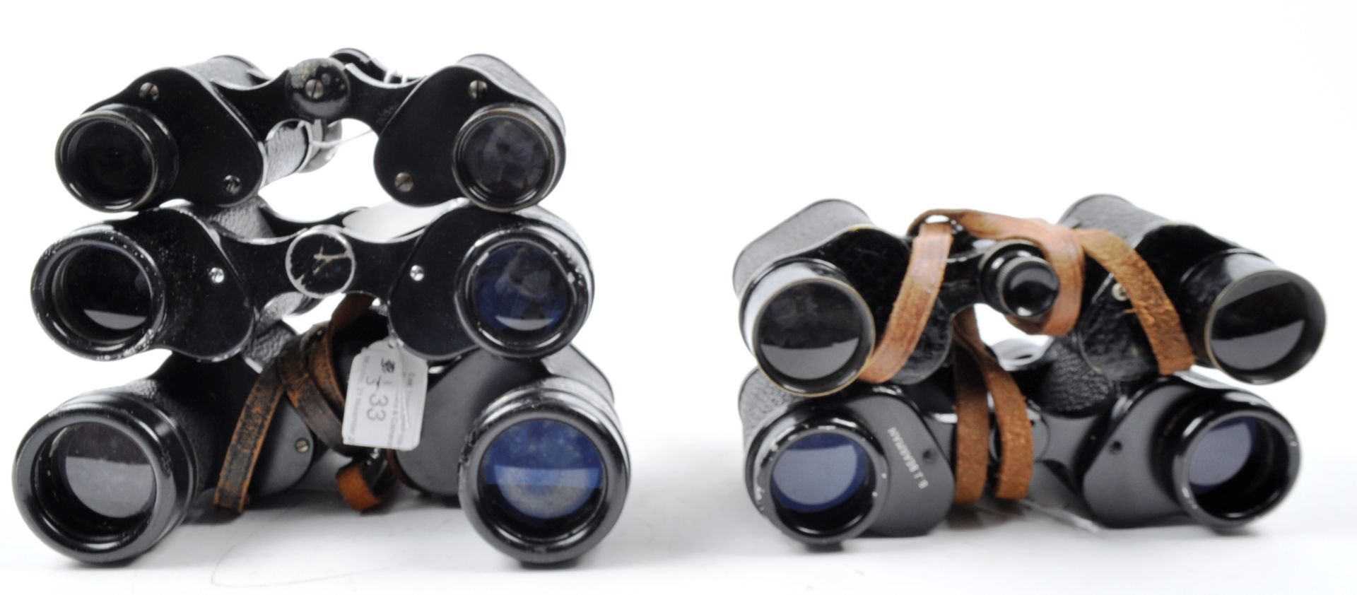 COLLECTION OF ASSORTED BINOCULARS INCLUDING MILITARY ISSUE - Image 5 of 5