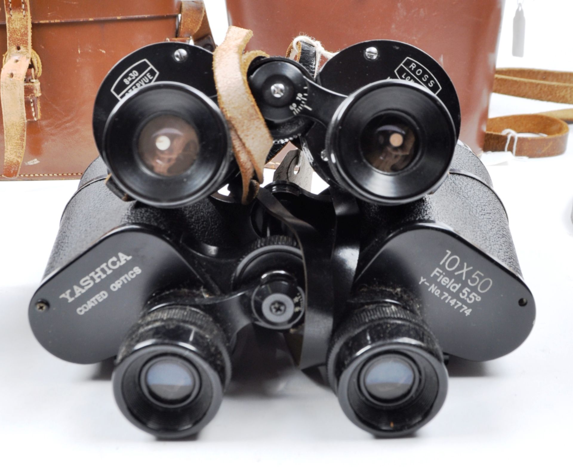 COLLECTION OF 6X ASSORTED VINTAGE BINOCULARS - Image 5 of 5