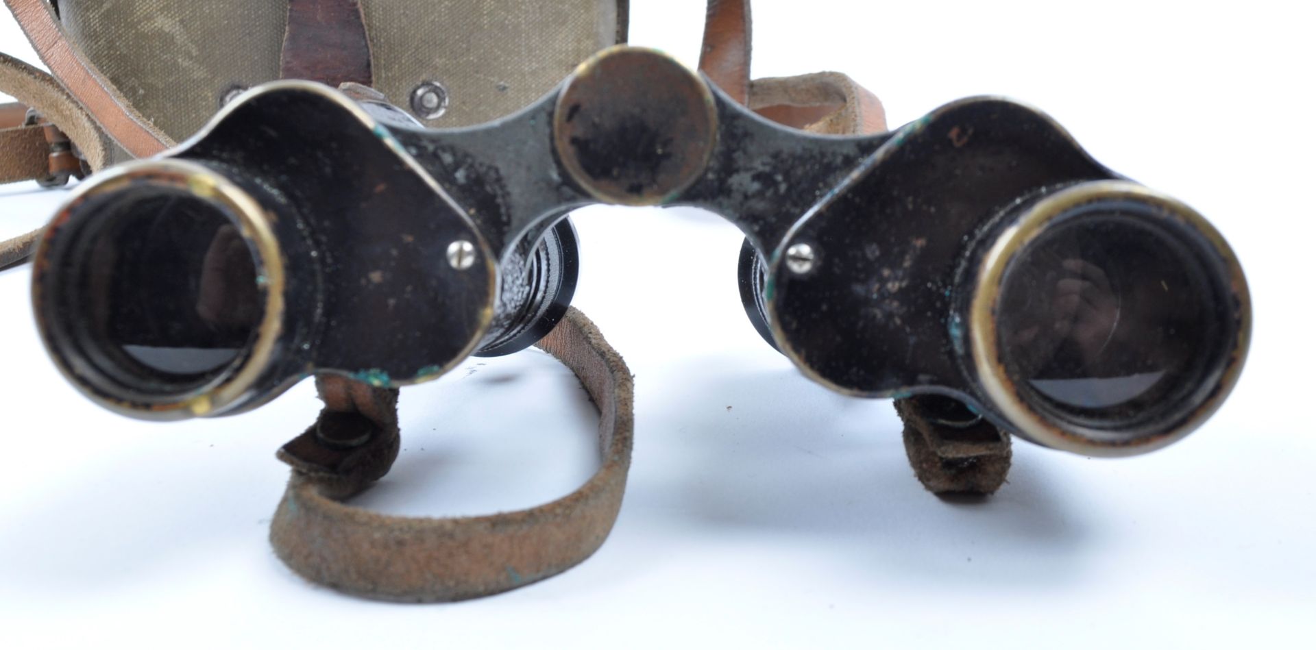 VINTAGE JAPANESE WWII SECOND WORLD WAR ENOMOTO KOGAKU " EK " BINOCULARS 6 X - Image 5 of 5