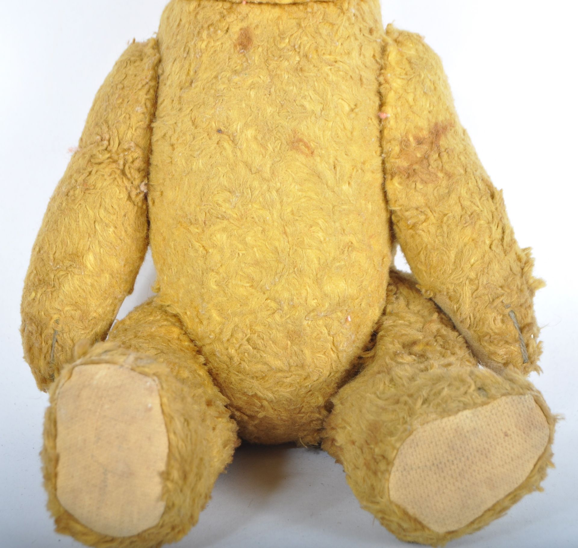 EARLY 20TH CENTURY ENGLISH SOFT TOY TEDDY BEAR - Image 3 of 4