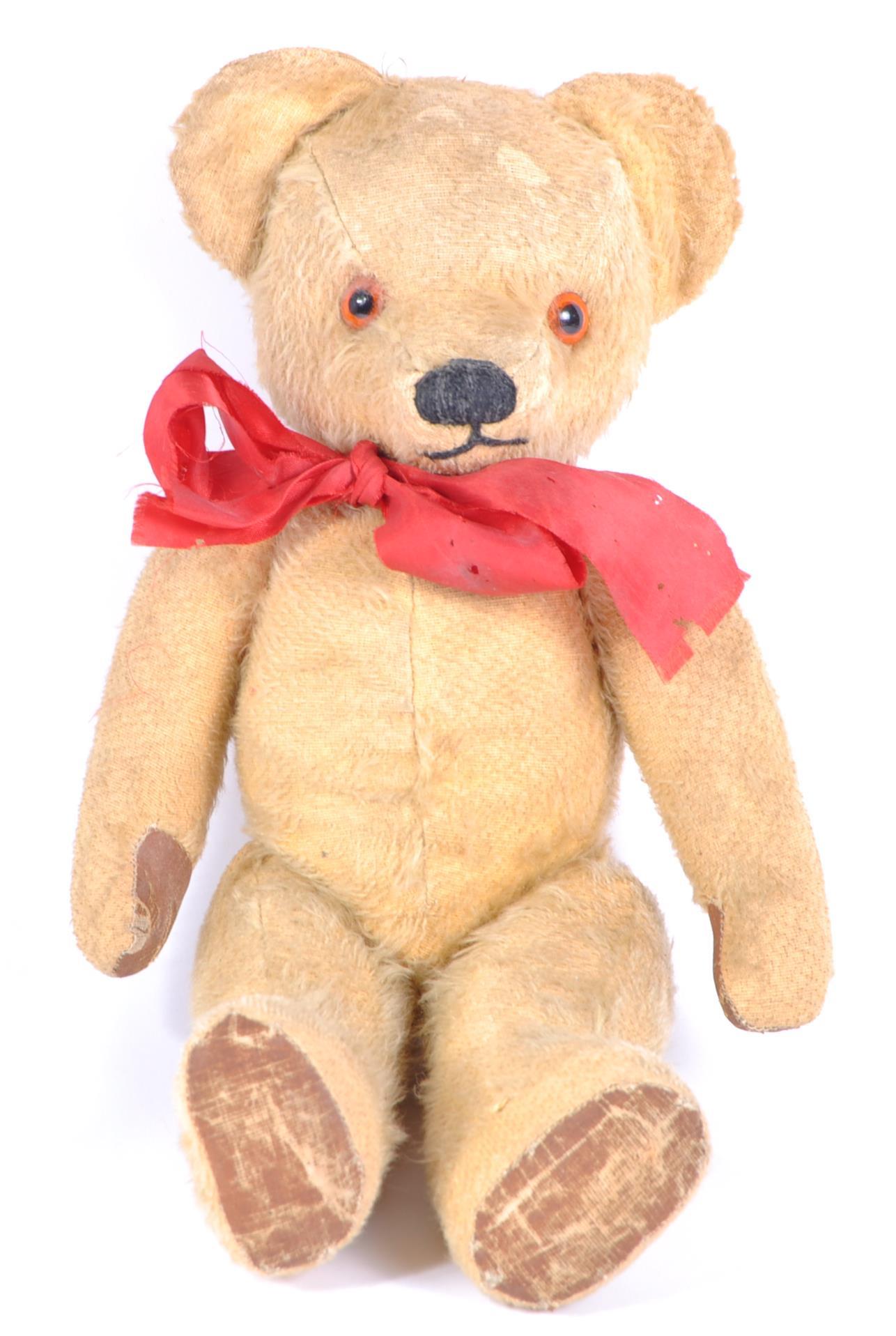 VINTAGE ENGLISH SOFT TOY TEDDY BEAR