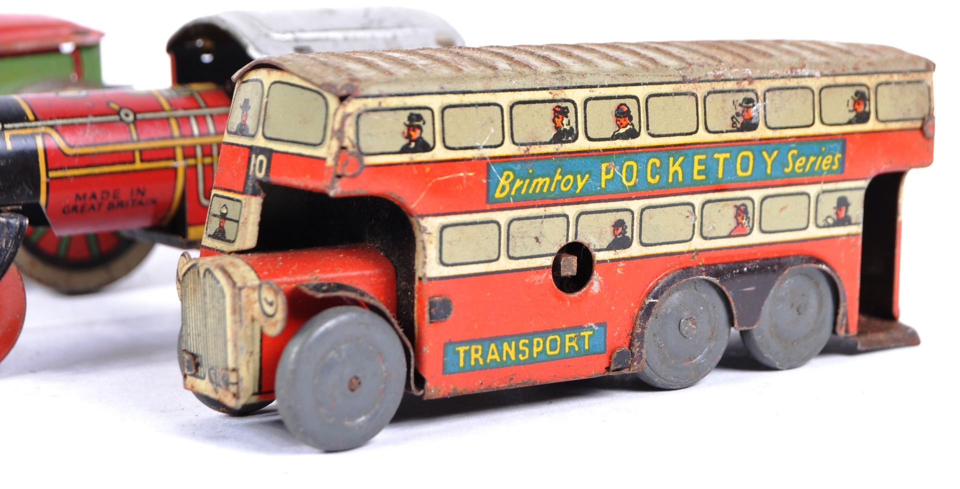 COLLECTION OF VINTAGE BRIMTOY POCKET SERIES CLOCKWORK MODELS - Image 2 of 7