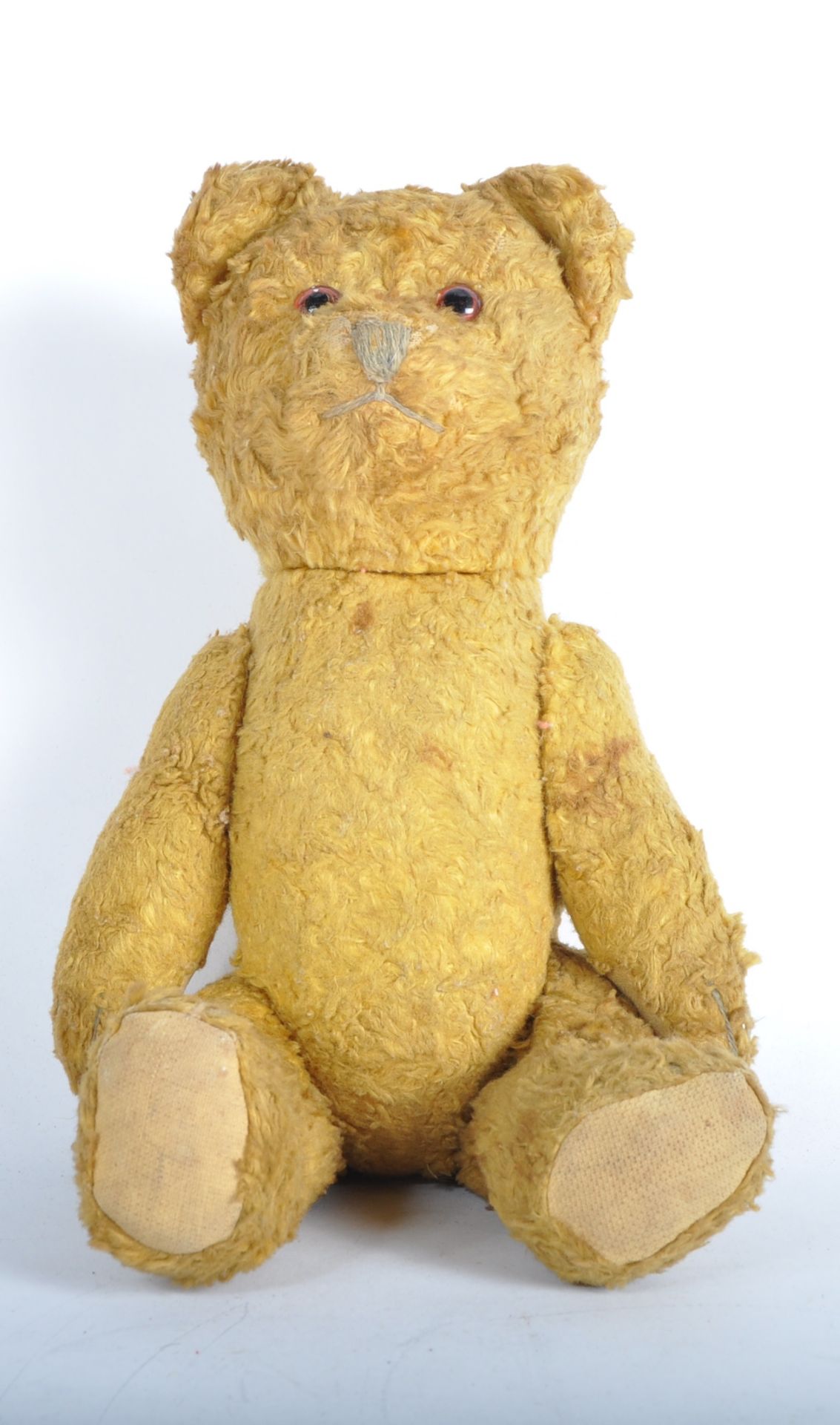 EARLY 20TH CENTURY ENGLISH SOFT TOY TEDDY BEAR