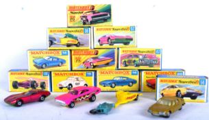 COLLECTION OF VINTAGE MATCHBOX SUPERFAST DIECAST MODEL CARS