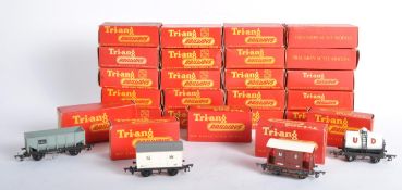 COLLECTION OF VINTAGE TRIANG 00 GAUGE MODEL RAILWAY WAGONS