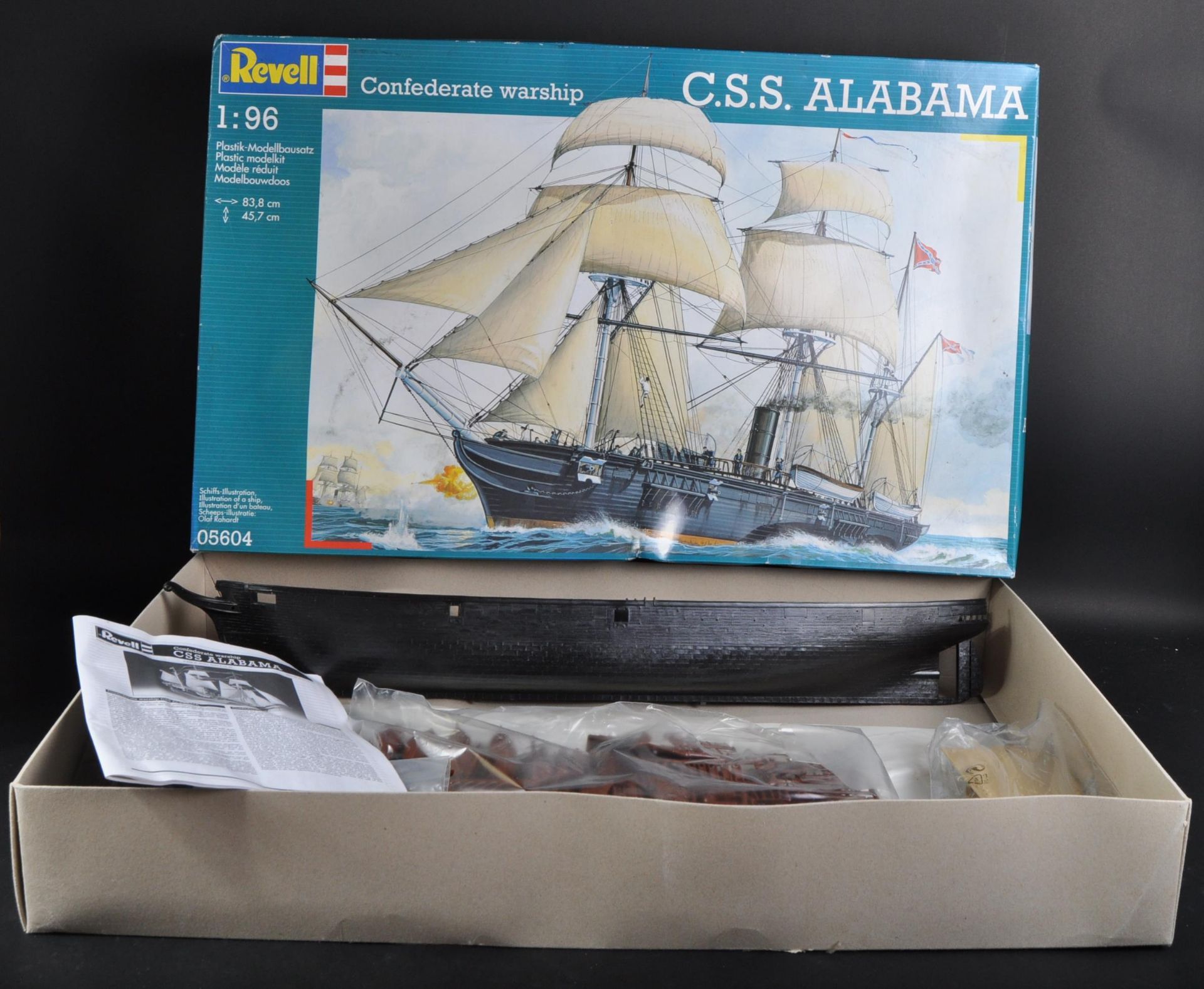 REVELL 1/96 SCALE PLASTIC MODEL KIT ' C.S.S ALABAMA '