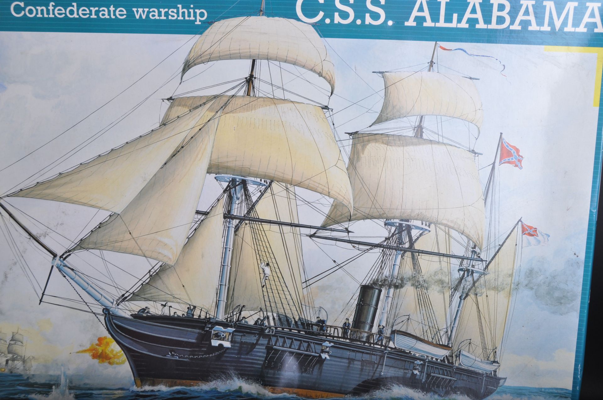 REVELL 1/96 SCALE PLASTIC MODEL KIT ' C.S.S ALABAMA ' - Image 2 of 7