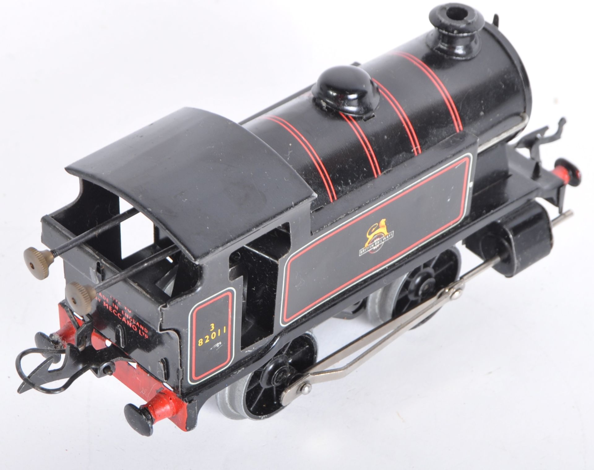 TWO VINTAGE HORNBY O GAUGE TINPLATE CLOCKWORK LOCOMOTIVES - Bild 6 aus 7