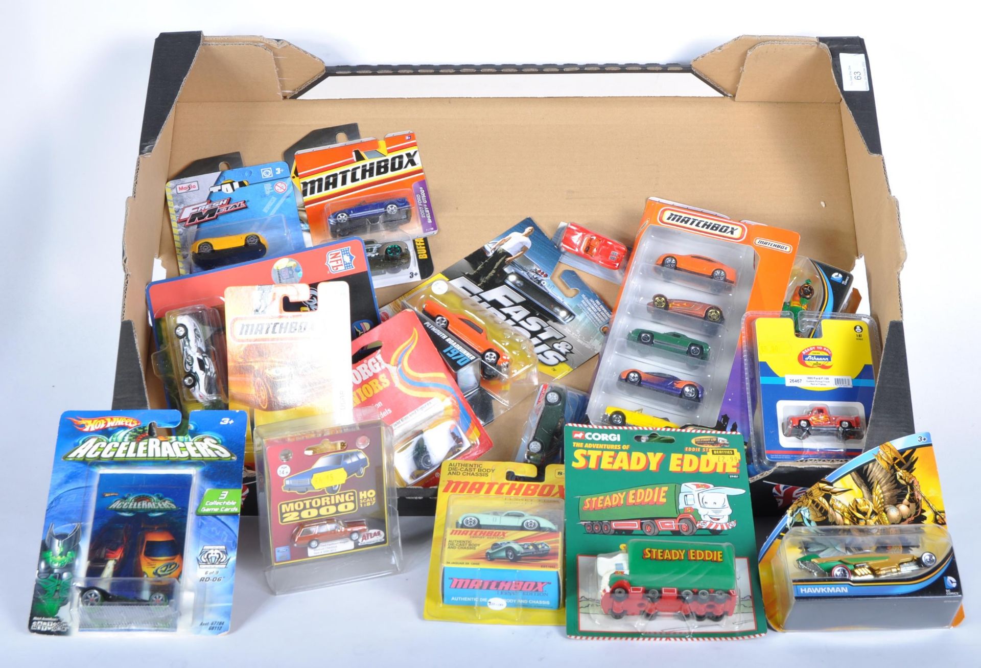 COLLECTION OF ASSORTED CARDED DIECAST MODEL CARS