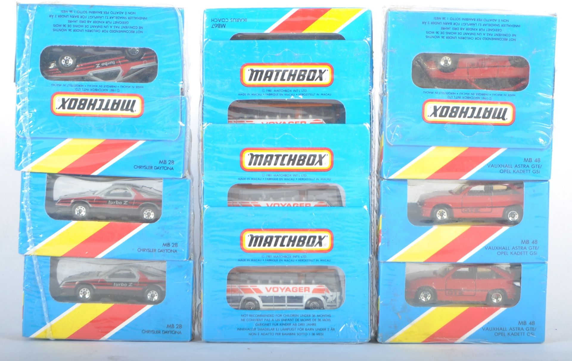 COLLECTION OF FACTORY SEALED VINTAGE MATCHBOX DIECAST MODELS