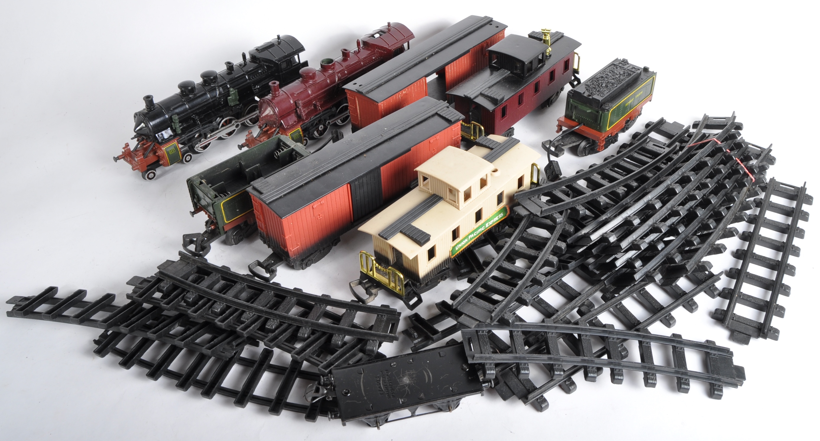 COLLECTION OF HOBBY TRAIN BATTERY OPERATED TRAIN SETS