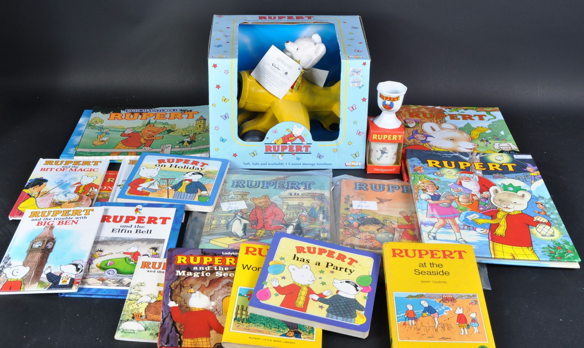 COLLECTION OF ASSORTED RUPERT THE BEAR COLLECTIBLES
