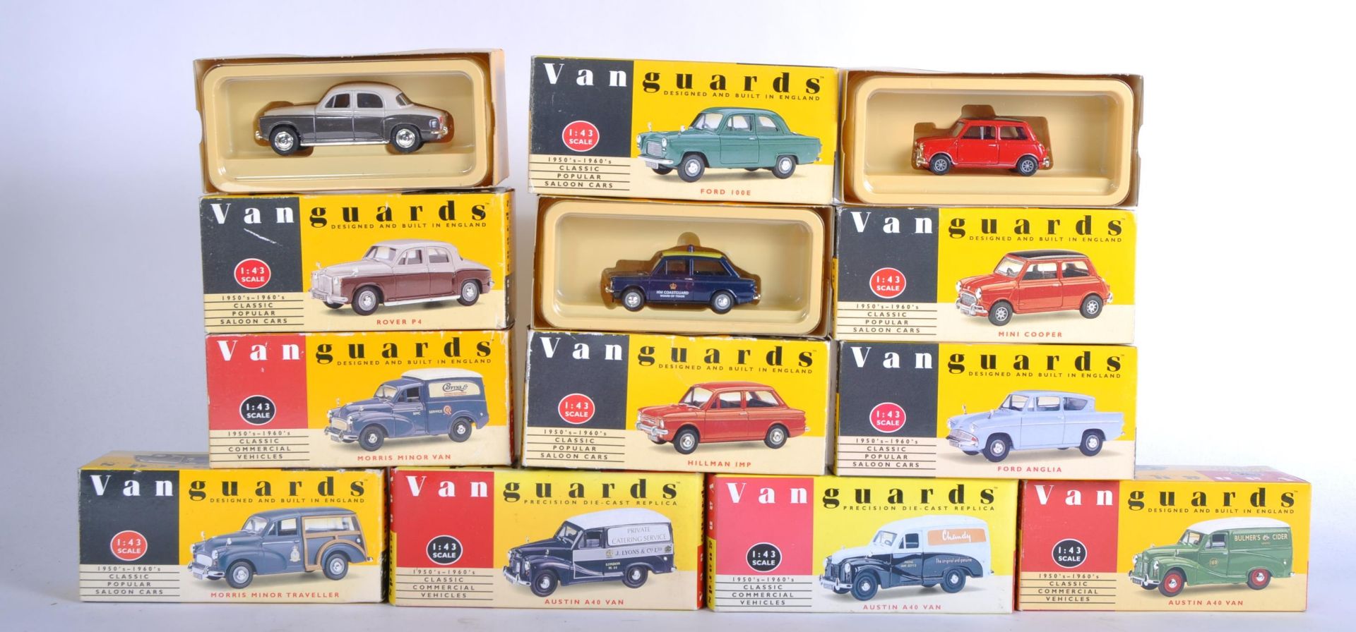 COLLECTION OF ASSORTED LLEDO VANGUARDS DIECAST MODEL CARS