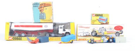 COLLECTION OF VINTAGE CORGI AND DINKY TOYS DIECAST MODELS