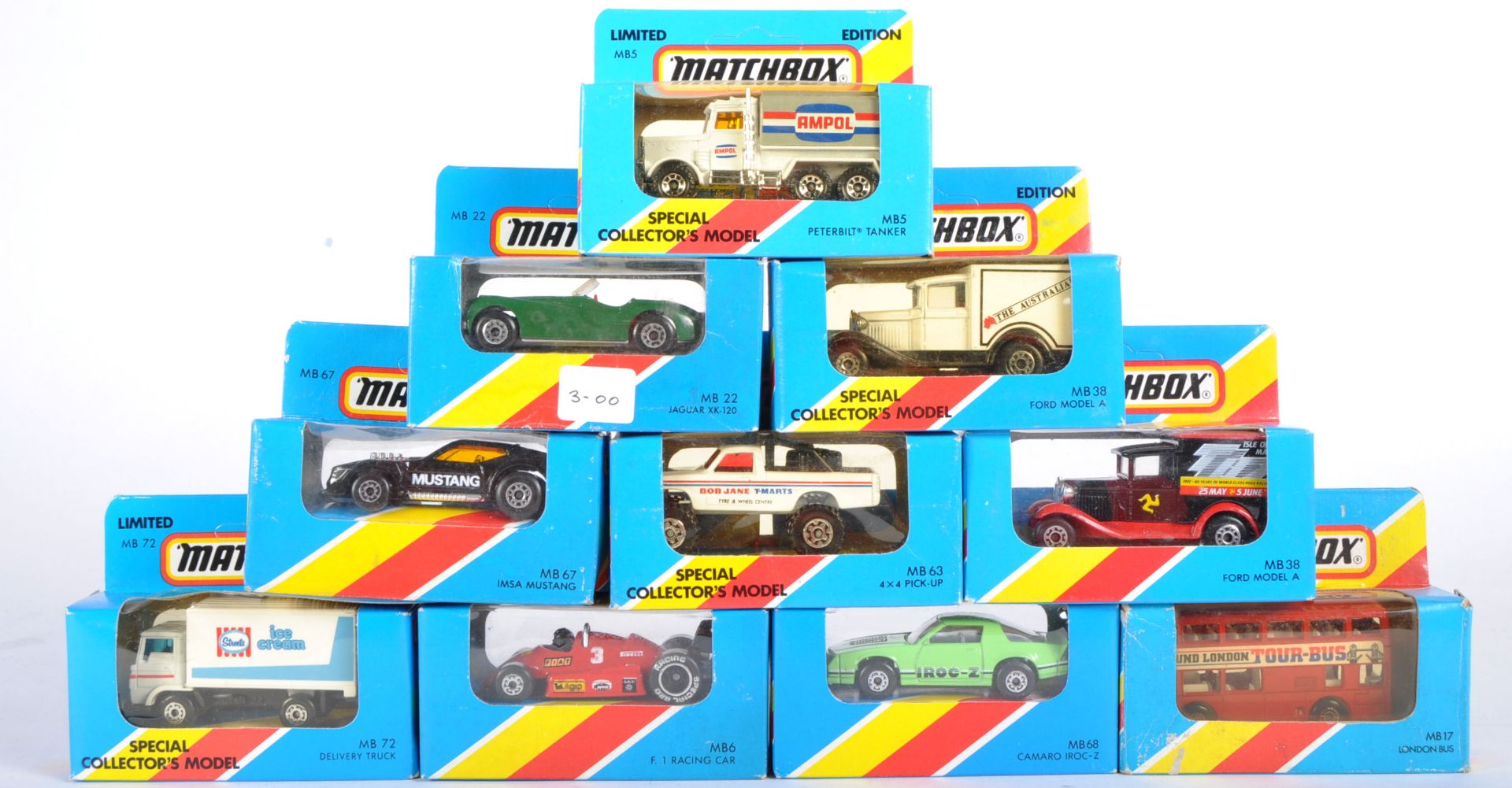 COLLECTION OF X10 VINTAGE MATCHBOX DIECAST MODEL CARS