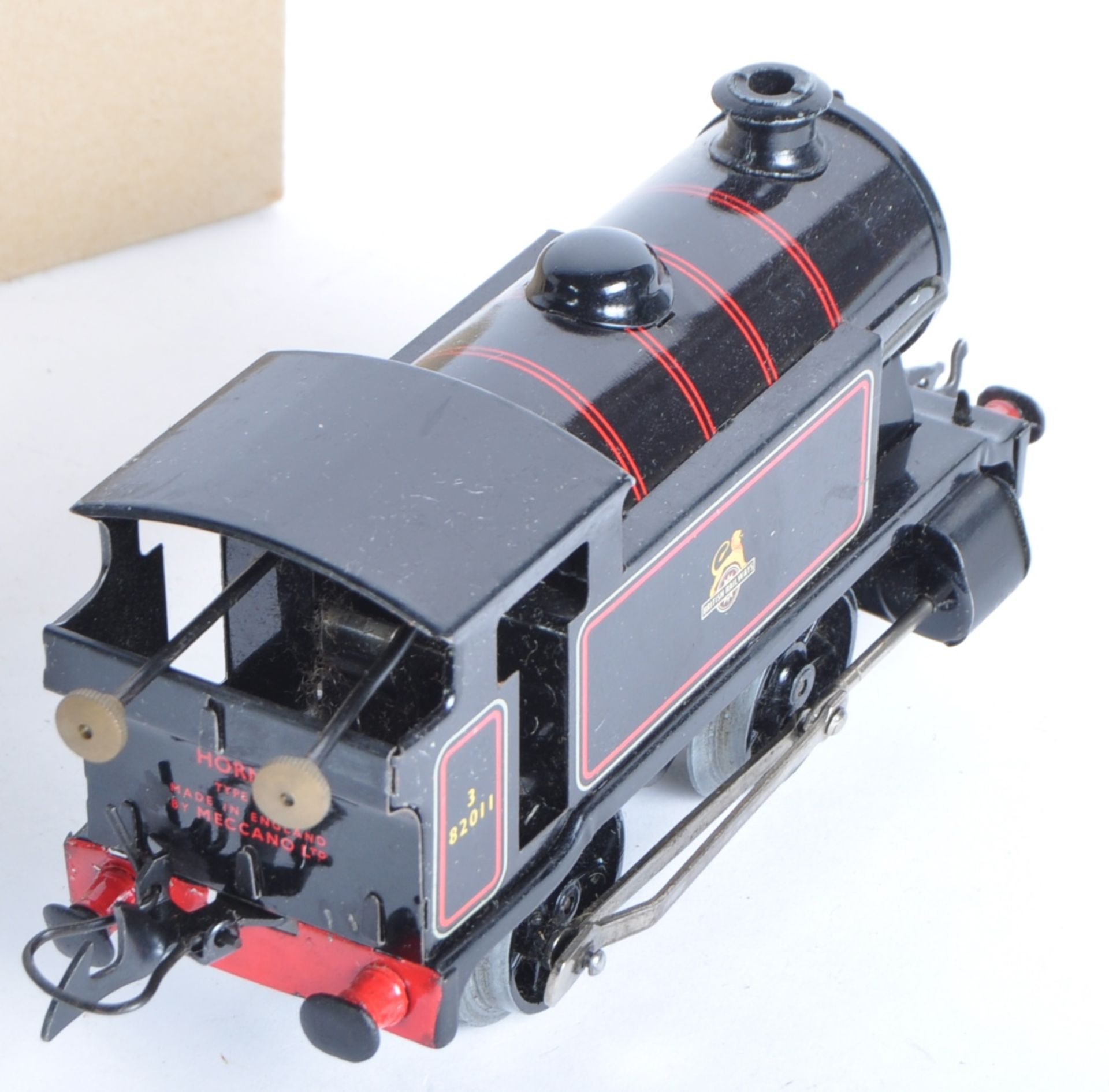 TWO VINTAGE HORNBY O GAUGE TINPLATE CLOCKWORK LOCOMOTIVES - Image 3 of 7