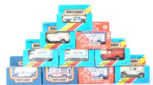 COLLECTION OF X10 VINTAGE MATCHBOX DIECAST MODEL CARS