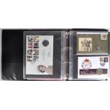 COINS - ROYAL MAIL COIN COVERS - LARGE ALBUM OF ASSORTED COVERS