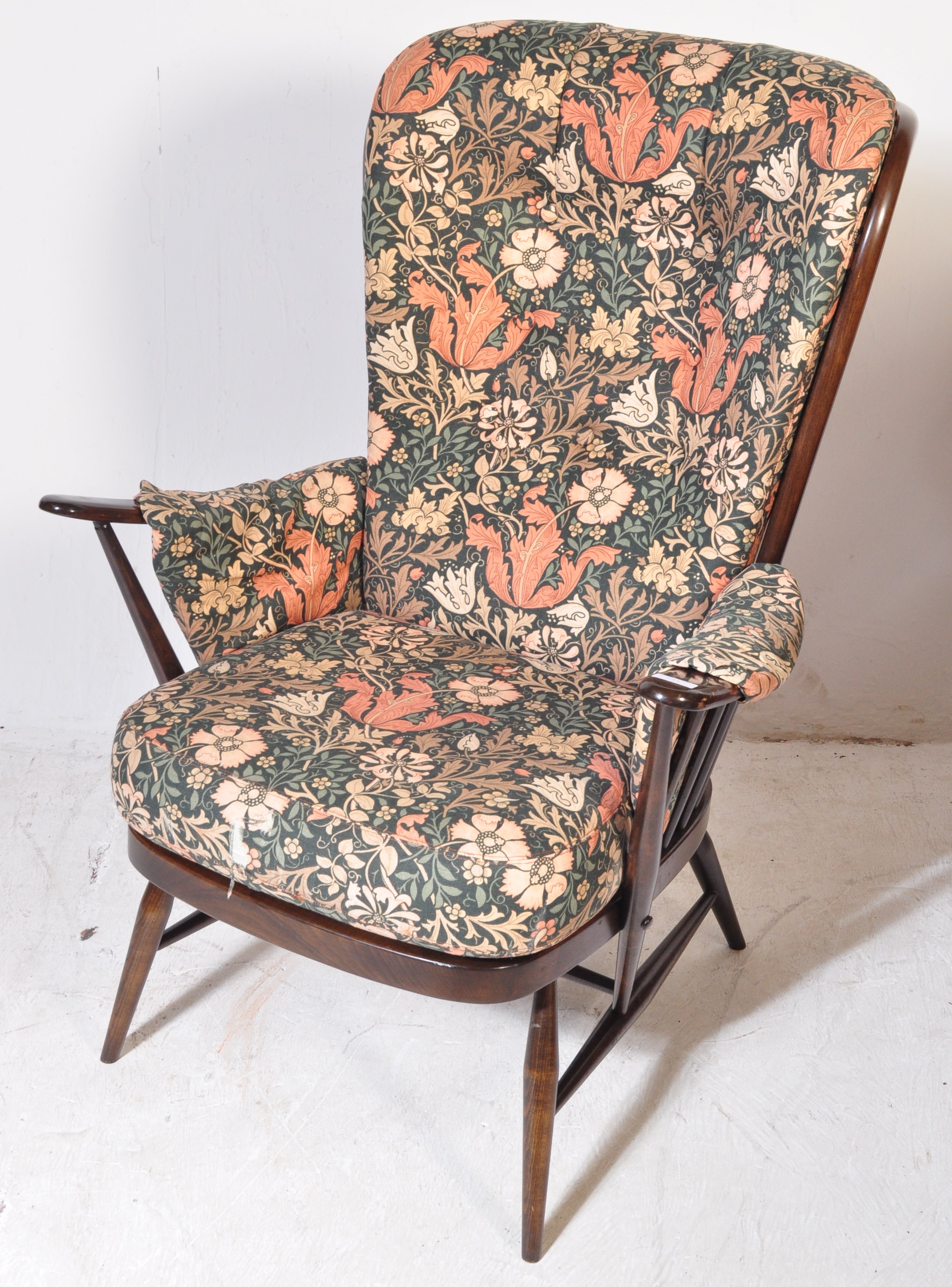 ERCOL - WINDSOR & JUBILEE - RETRO ROCKING CHAIR AND ARMCHAIR - Image 2 of 10