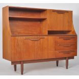 BEAUTILITY - 1970s TEAK HIGHBOARD / SIDEBOARD