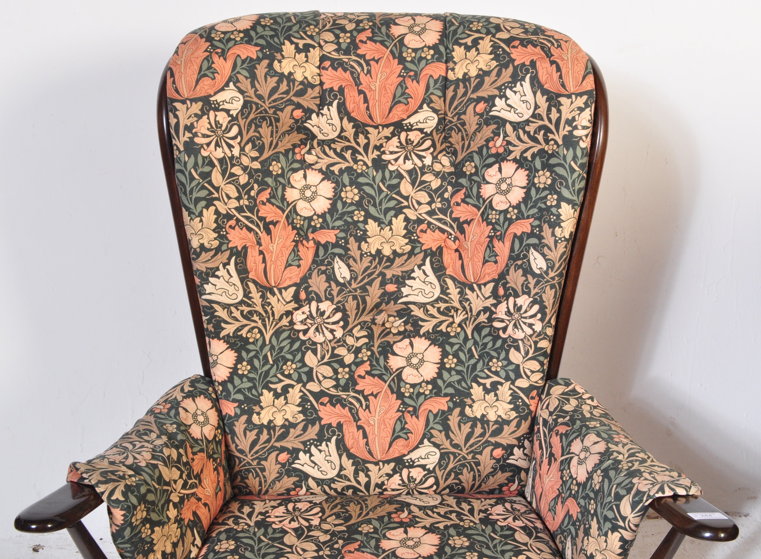 ERCOL - WINDSOR & JUBILEE - RETRO ROCKING CHAIR AND ARMCHAIR - Image 4 of 10