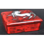 RETRO MID CENTURY ITALIAN STUDIO ART CERAMIC TRINKET BOX