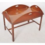 20TH CENTURY 1980s ANTIQUE STYLE MAHOGANY BUTLER'S TRAY