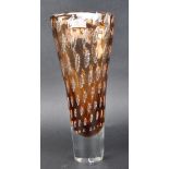 MILAN METELAK FOR HARRACHOV GLASSWORKS - 60s GLASS VASE