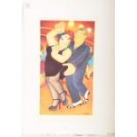 BERYL COOK (B.1926) - DIRTY DANCING - SIGNED PRINT