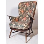 ERCOL - WINDSOR & JUBILEE - RETRO ROCKING CHAIR AND ARMCHAIR