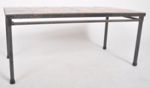 RETRO MID 20TH CENTURY TILE TOPPED COFFEE TABLE