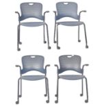 HERMAN MILLER - CAPER - MATCHING SET OF FOUR OFFICE CHAIRS