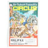 FOSSETT'S CIRCUS - VINTAGE ADVERTISING POSTER