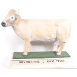 DEVONSHIRE CREAM TEAS - VINTAGE PAPIER MACHE ADVERTISING PROP