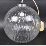 RETRO VINTAGE DANISH GLASS BALL LAMP