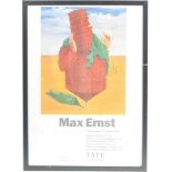 MAX ERNST - LATE 20TH CENTURY 1991 EXHIBITION POSTER