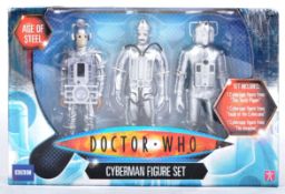 DOCTOR WHO - CHARACTER OPTIONS - AGE OF STEEL CYBERMAN FIGURE SET