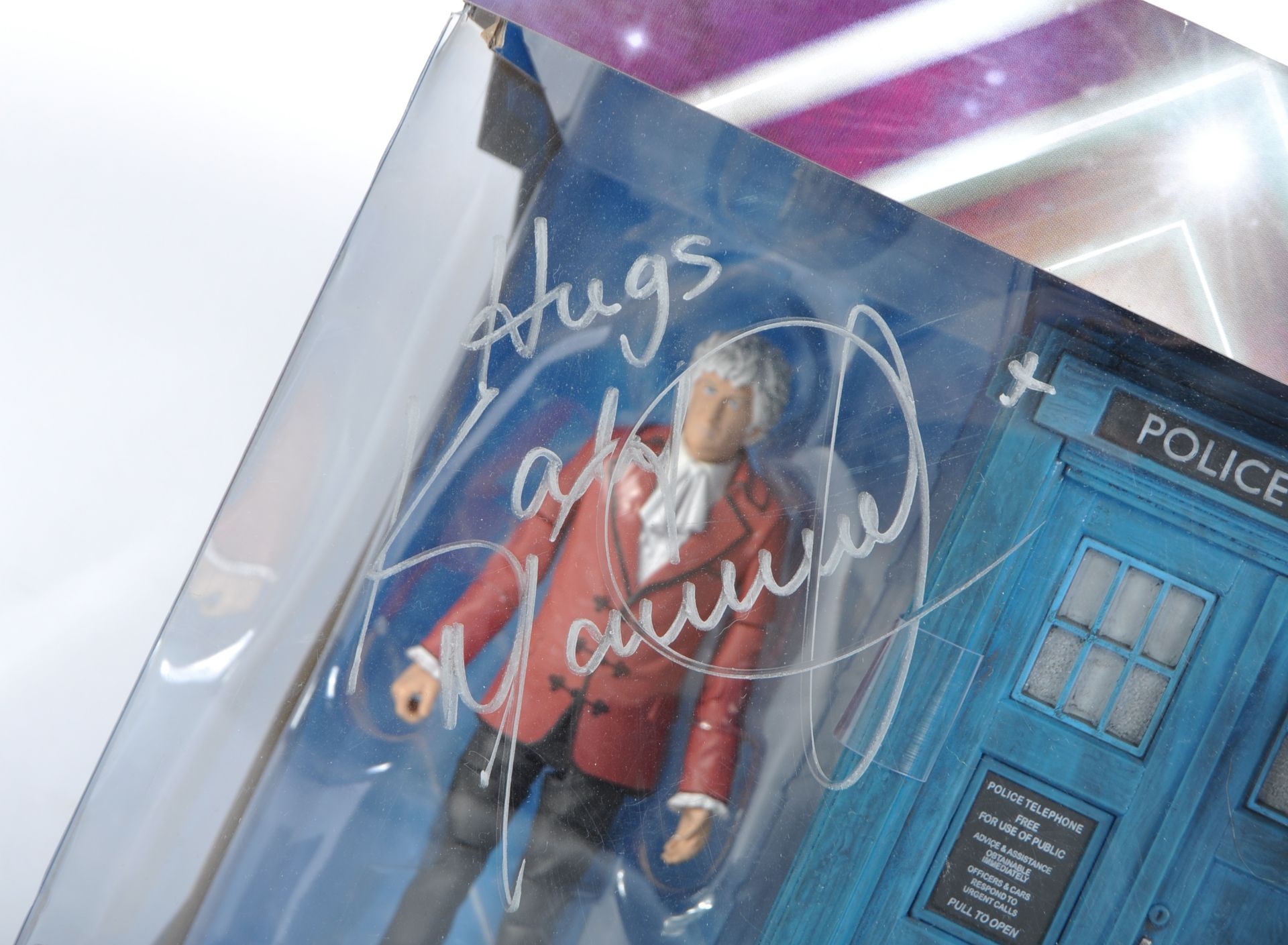 DOCTOR WHO - KATY MANNING (JO) - AUTOGRAPHED TARDIS ACTION FIGURE - Image 2 of 3