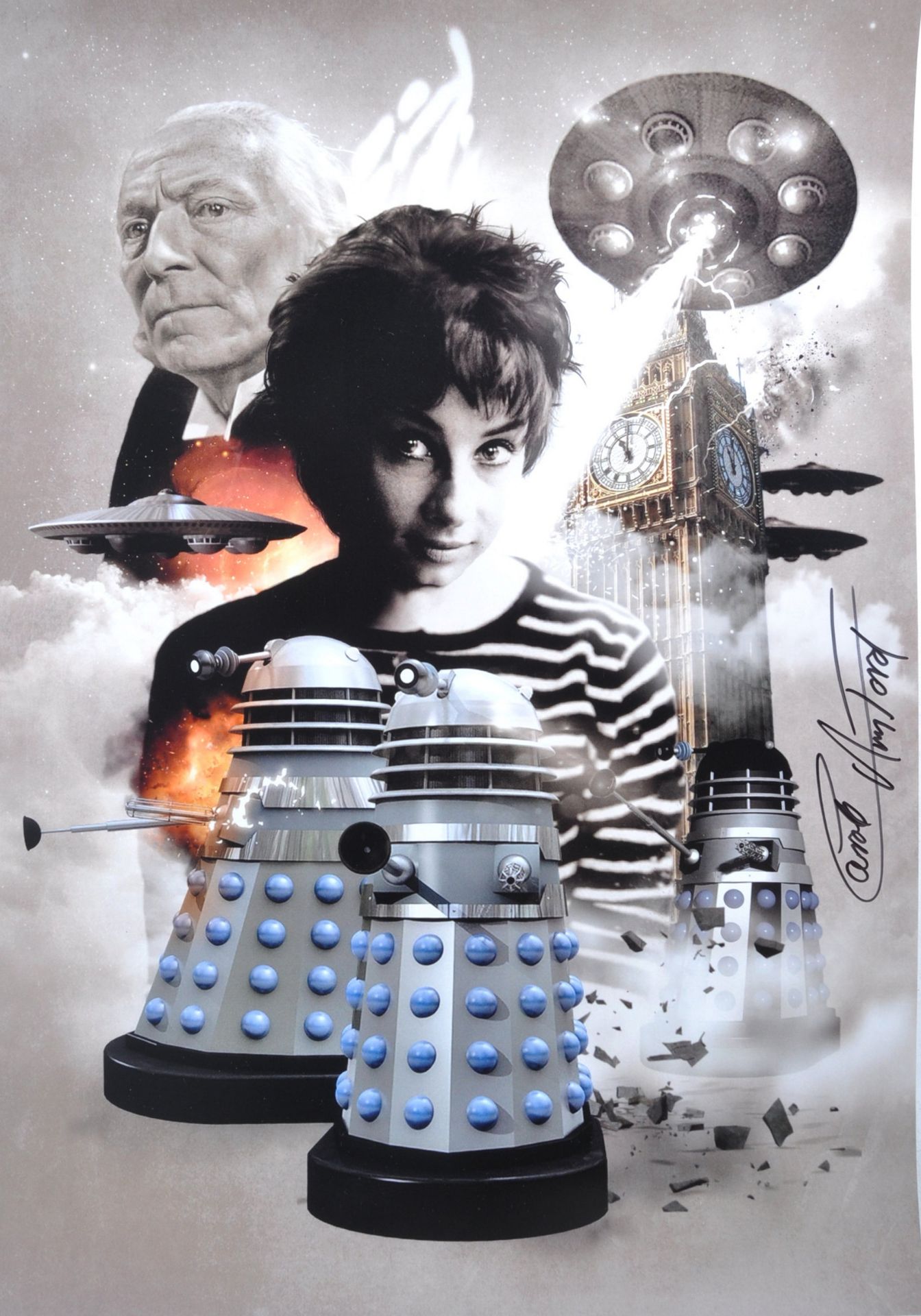 DOCTOR WHO - CAROLE ANN FORD (SUSAN) - AUTOGRAPHED POSTER