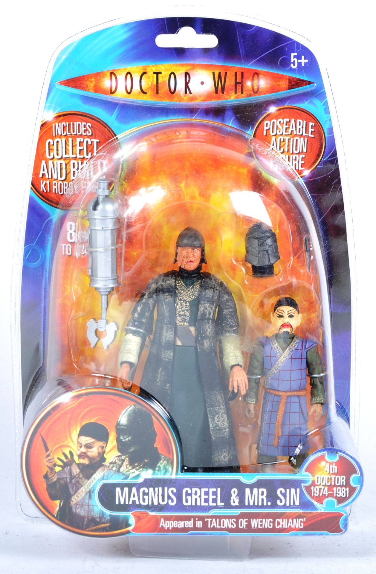 DOCTOR WHO - CHARACTER - MAGNUS GREEL & MR SIN FIGURE SET