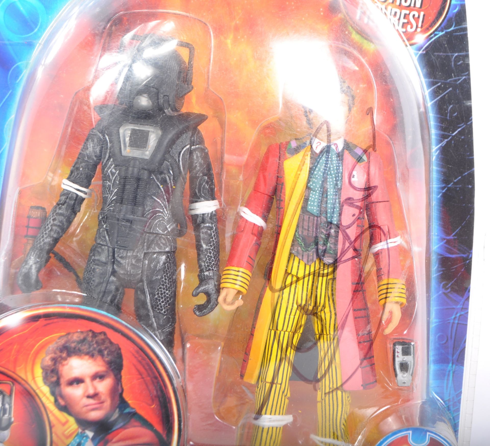 DOCTOR WHO - CHARACTER - COLIN BAKER SIGNED ACTION FIGURE - Image 2 of 3