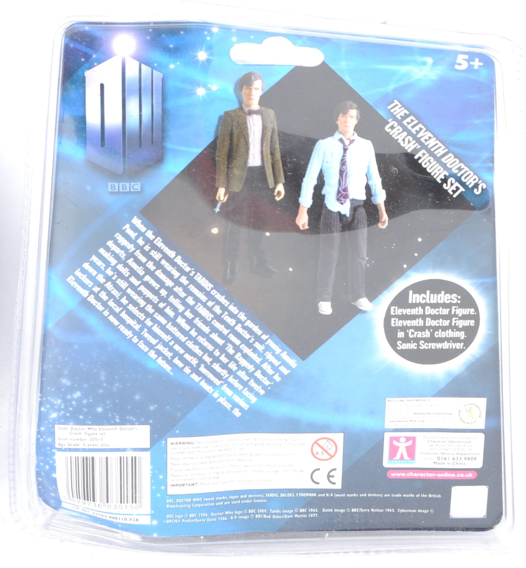 DOCTOR WHO - CHARACTER - ' CRASH SET ' BOXED ACTION FIGURES - Image 4 of 4