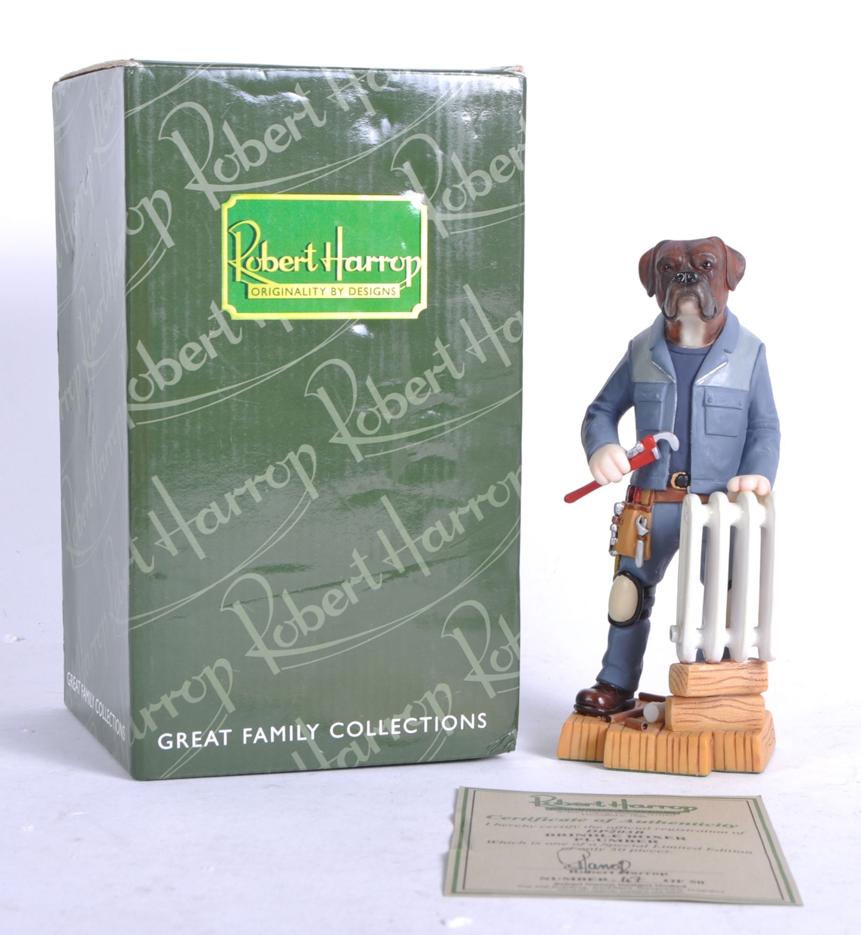 DOGGIE PEOPLE - ROBERT HARROP - BOXED LIMITED EDITION FIGURE