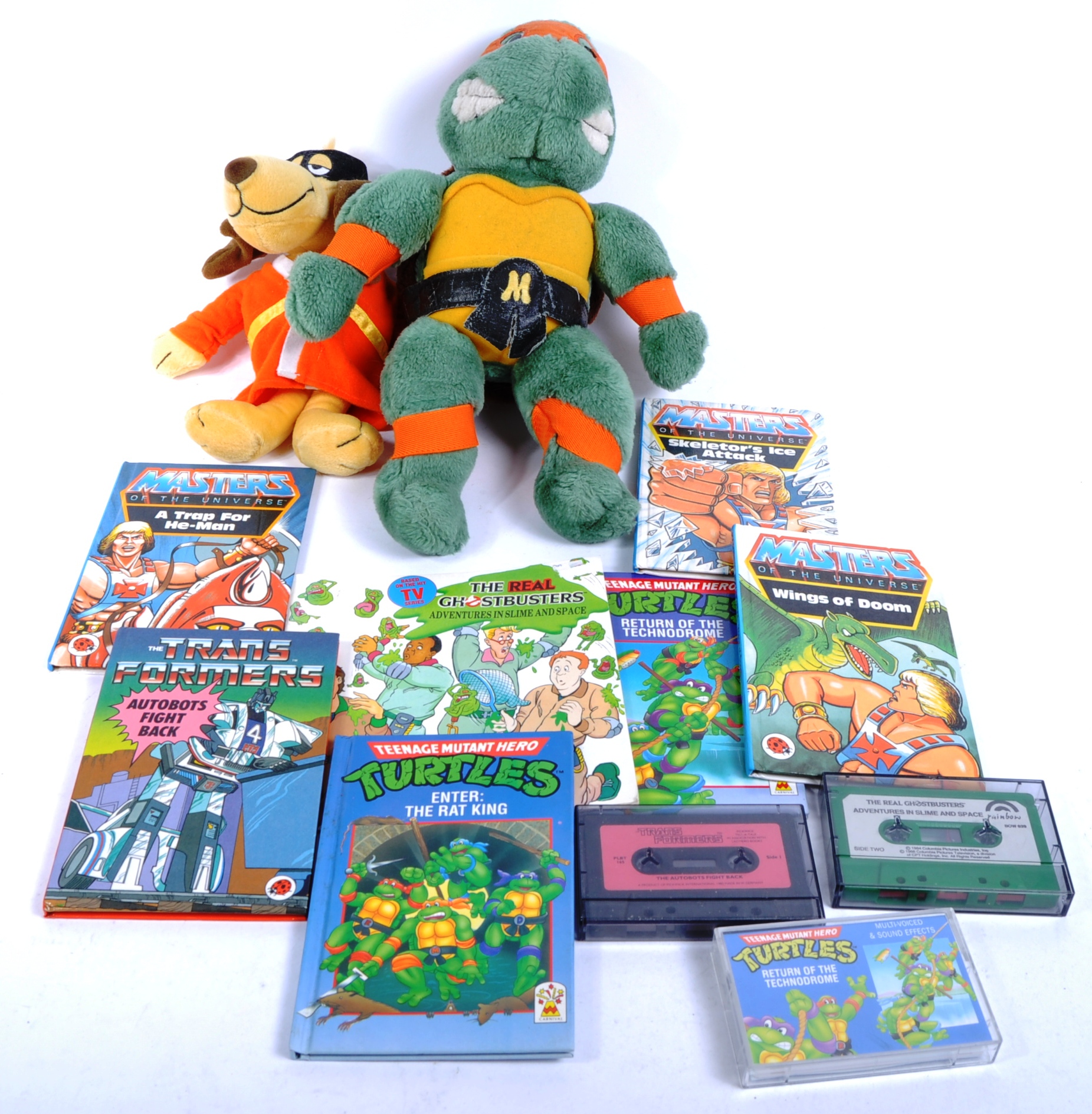 COLLECTION OF VINTAGE TMNT & OTHER RETRO TOYS