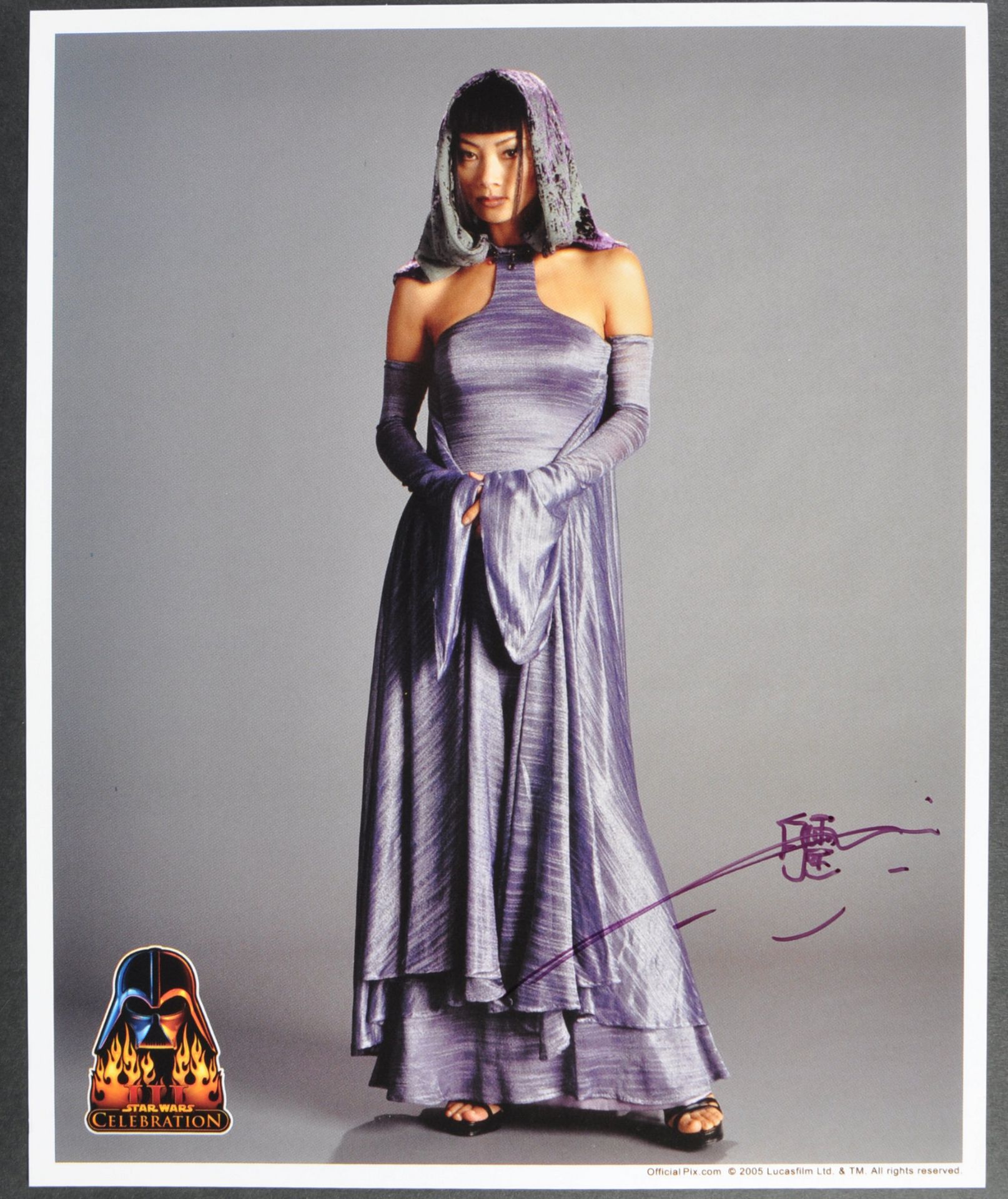 STAR WARS - BAI LING (BANA BREEMU) - OFFICIAL PIX CELEBRATION SIGNED PHOTO