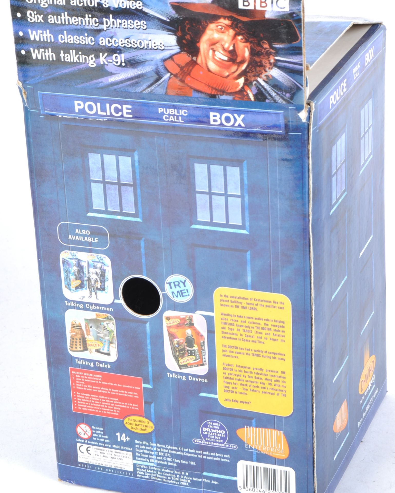 DOCTOR WHO - PRODUCT ENTERPRISE - TALKING DR WHO & K9 SET - Image 4 of 4