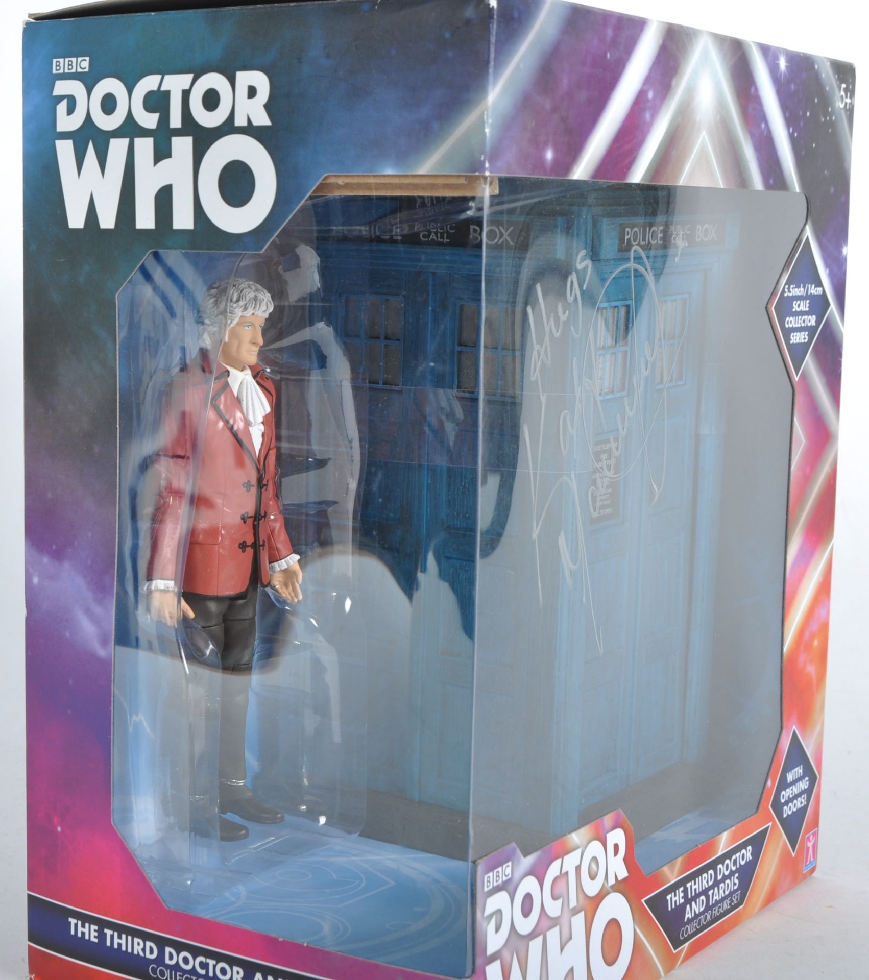 DOCTOR WHO - KATY MANNING (JO) - AUTOGRAPHED TARDIS ACTION FIGURE - Image 3 of 3